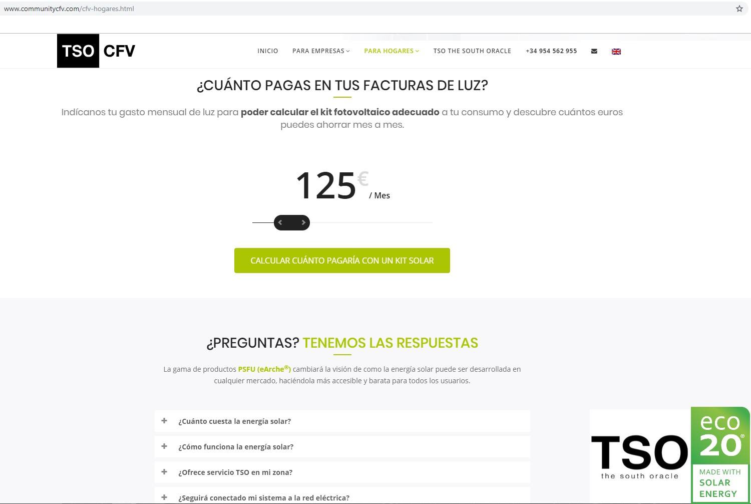 Entra en nuestra web y calcula... - TSOe Solar Engineering | Facebook