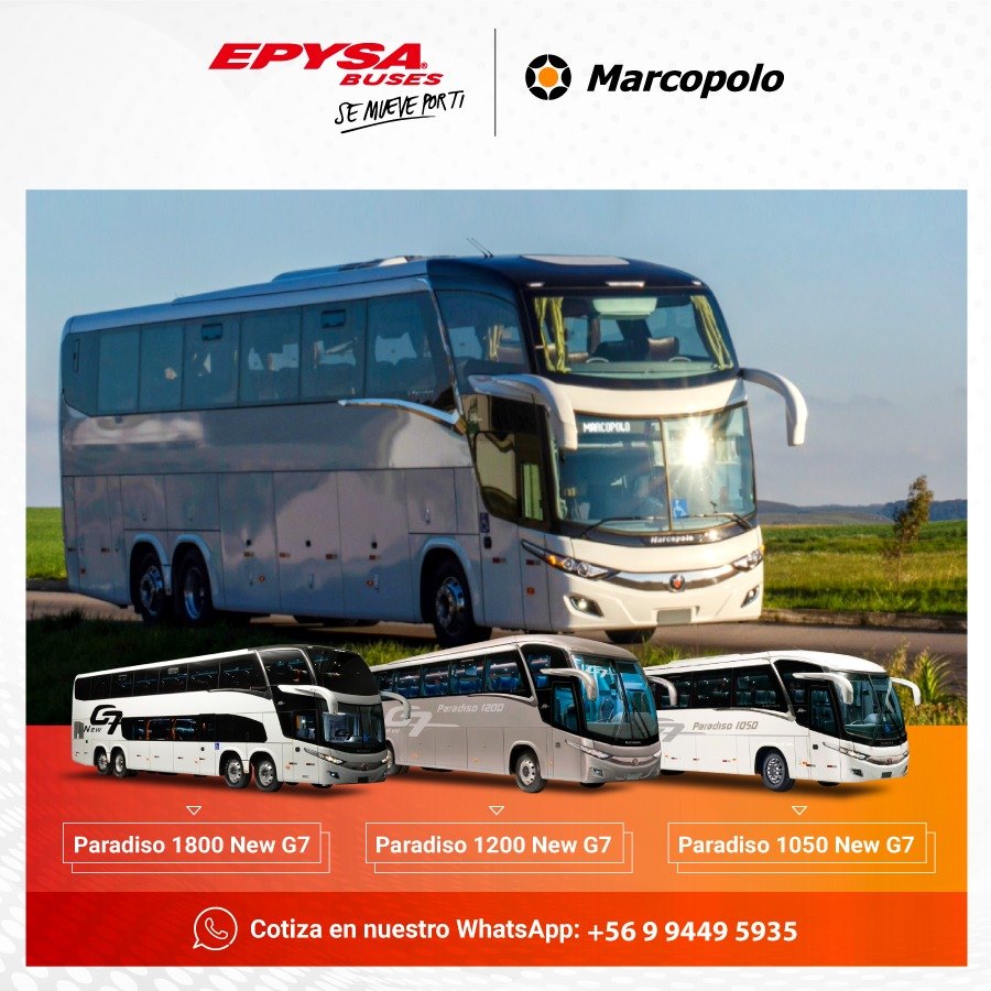 🚍 Conoce todas las opciones que... - Epysa Buses - Marcopolo