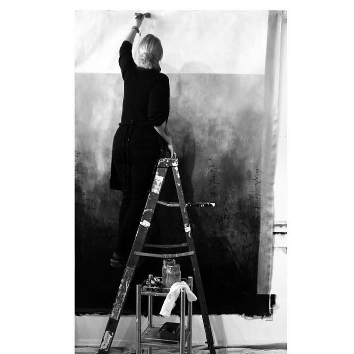 In the studio, ladder days. And a little history.... The earliest ...