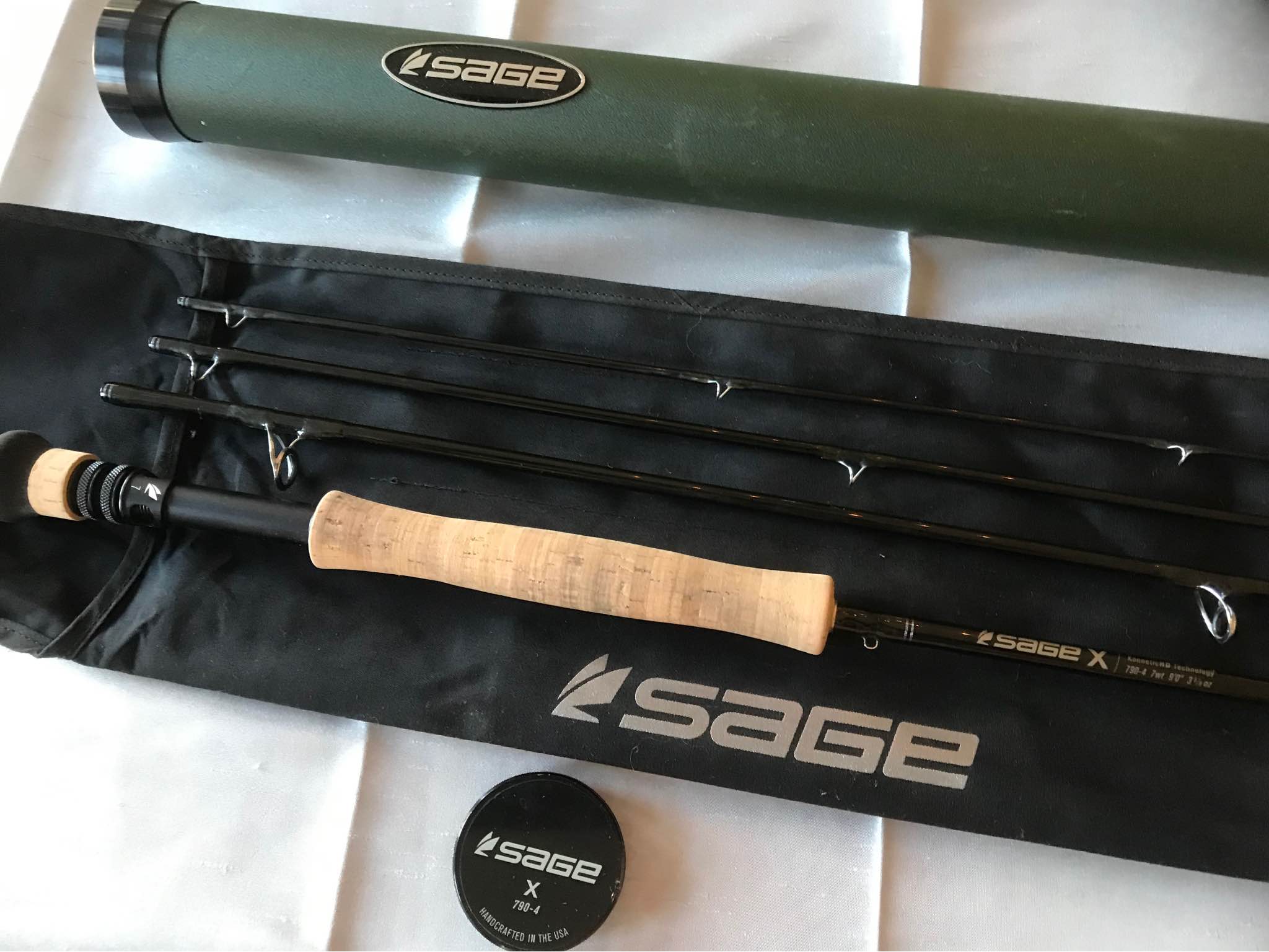 Sage Vantage 4 piece rod with Konic Lamson reel for sale