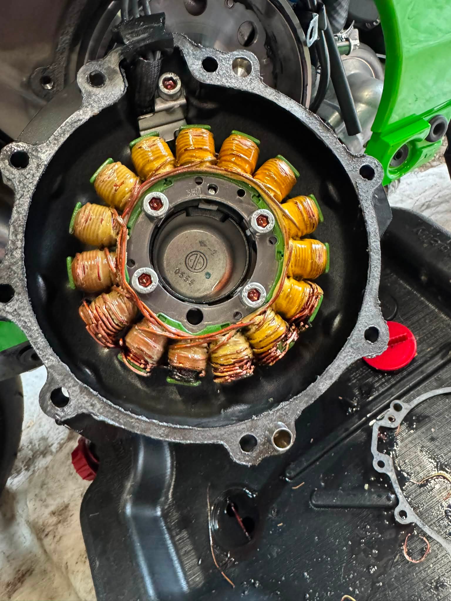 Kawasaki Ninja ZX-10R stator failure symptoms and repair advice?