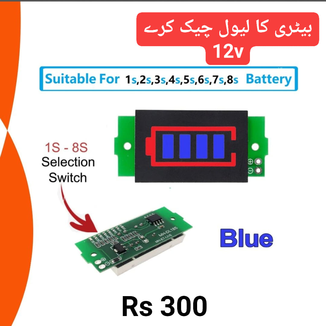 Mr Electronics - Universal Battery Level Indicator 12v...