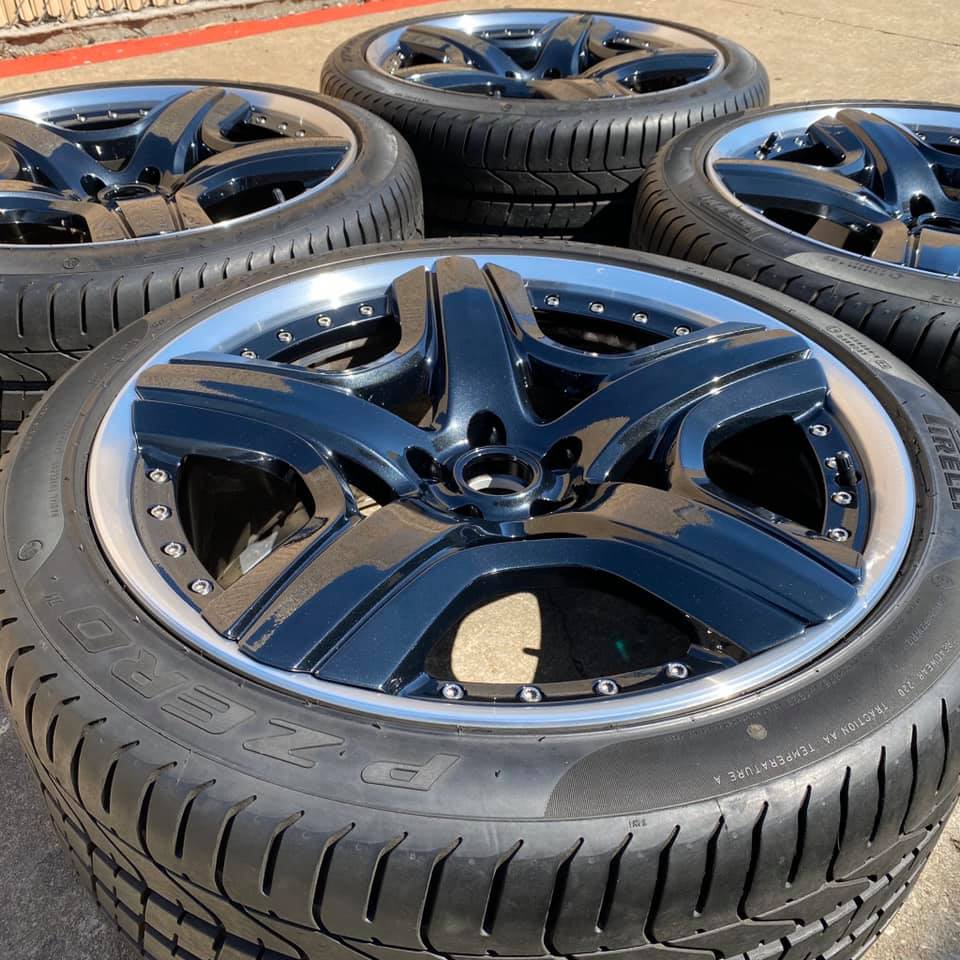 21” Bentley BBS split wheel... - Unit F14 Powder Coating