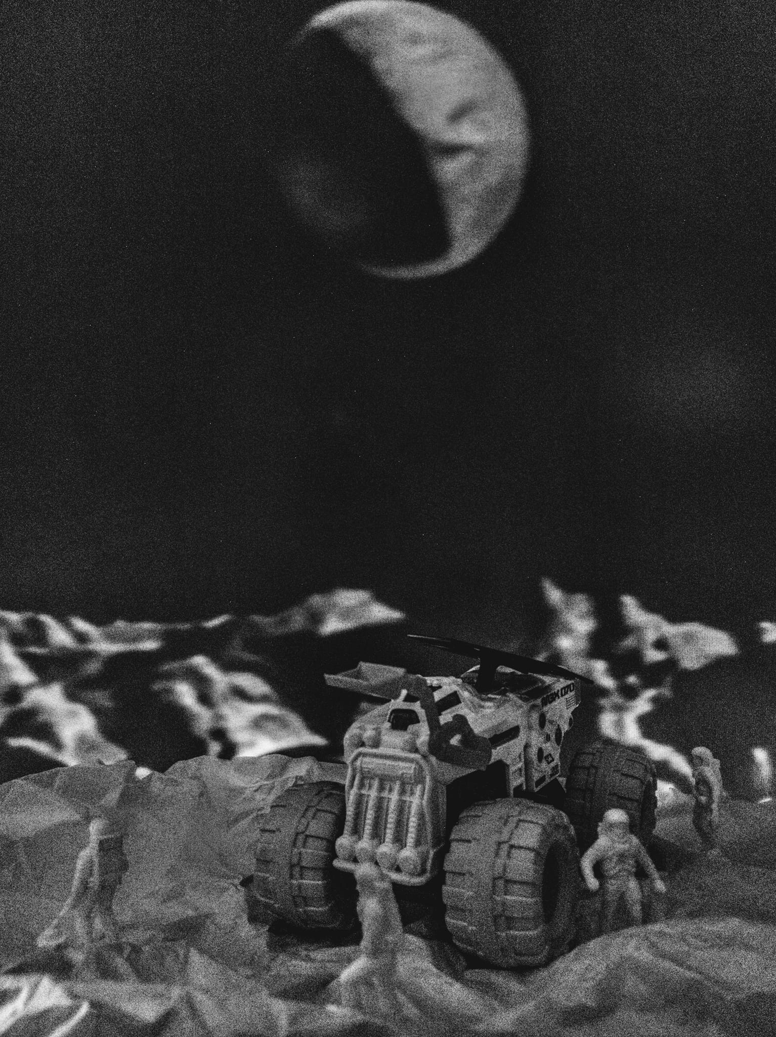 Marx NASA moon scout helicopter space toy