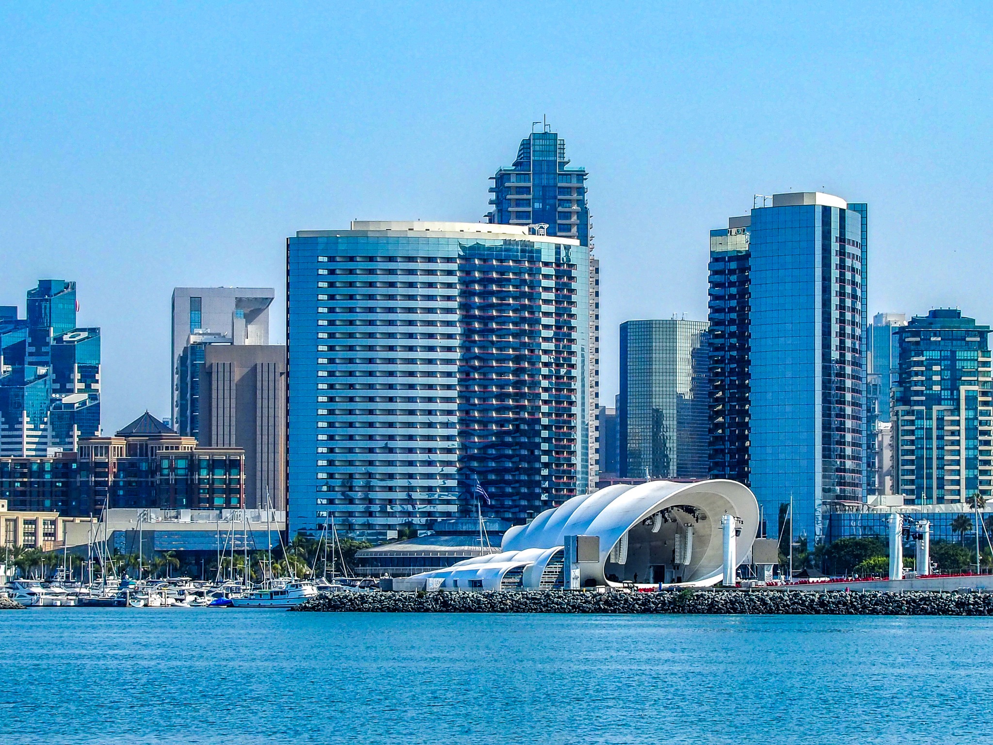 Discover San Diego | California | The Rady Shell From The Cabrillo ...