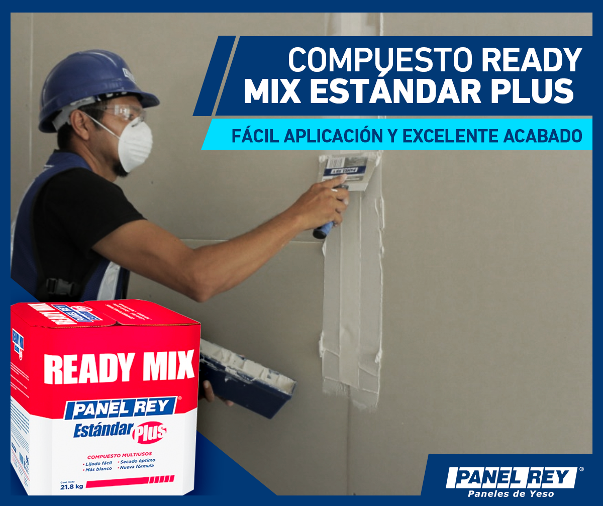 Panel Rey - Ready Mix Estándar Plus®, es un compuesto multiusos ...