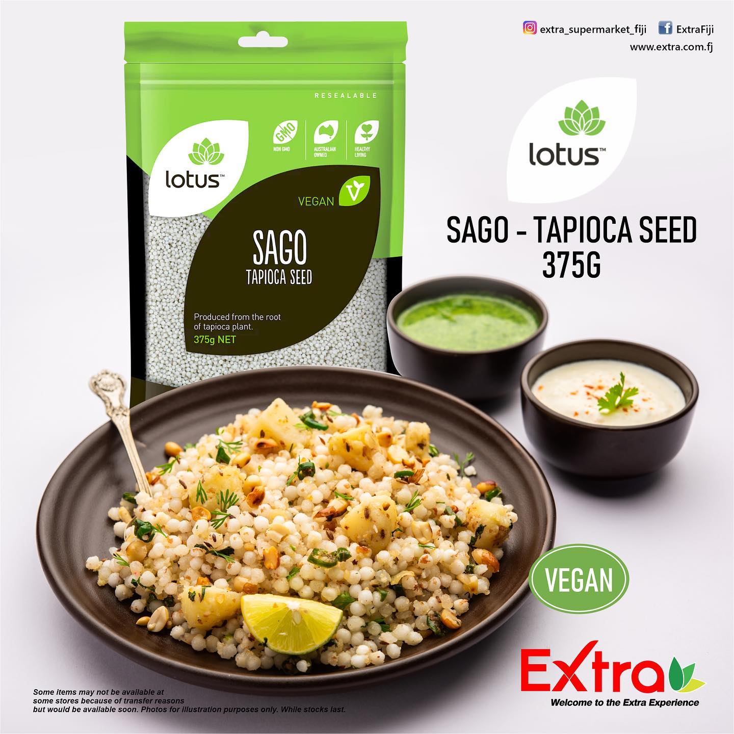 Lotus Vegan Tapioca Seed 375g -... - Extra Supermarket | Facebook