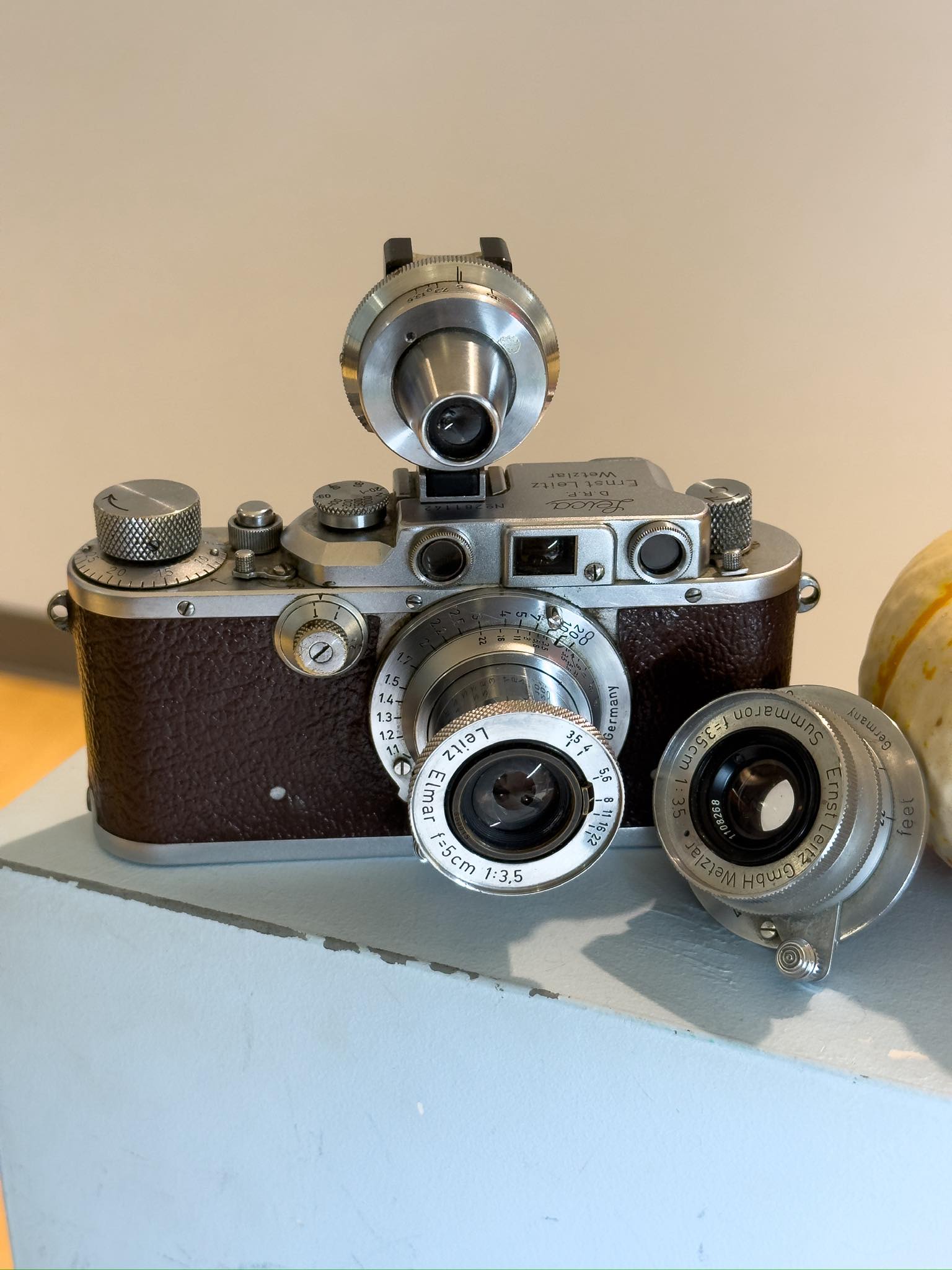 1939 Leica IIIB with Elmar 50mm f/3.5 lens