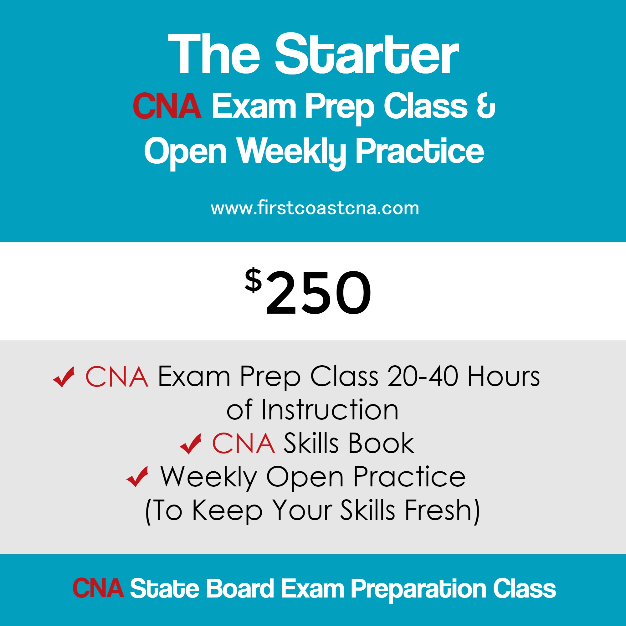 First Coast CNA - The Starter CNA Exam Prep Class & Open...