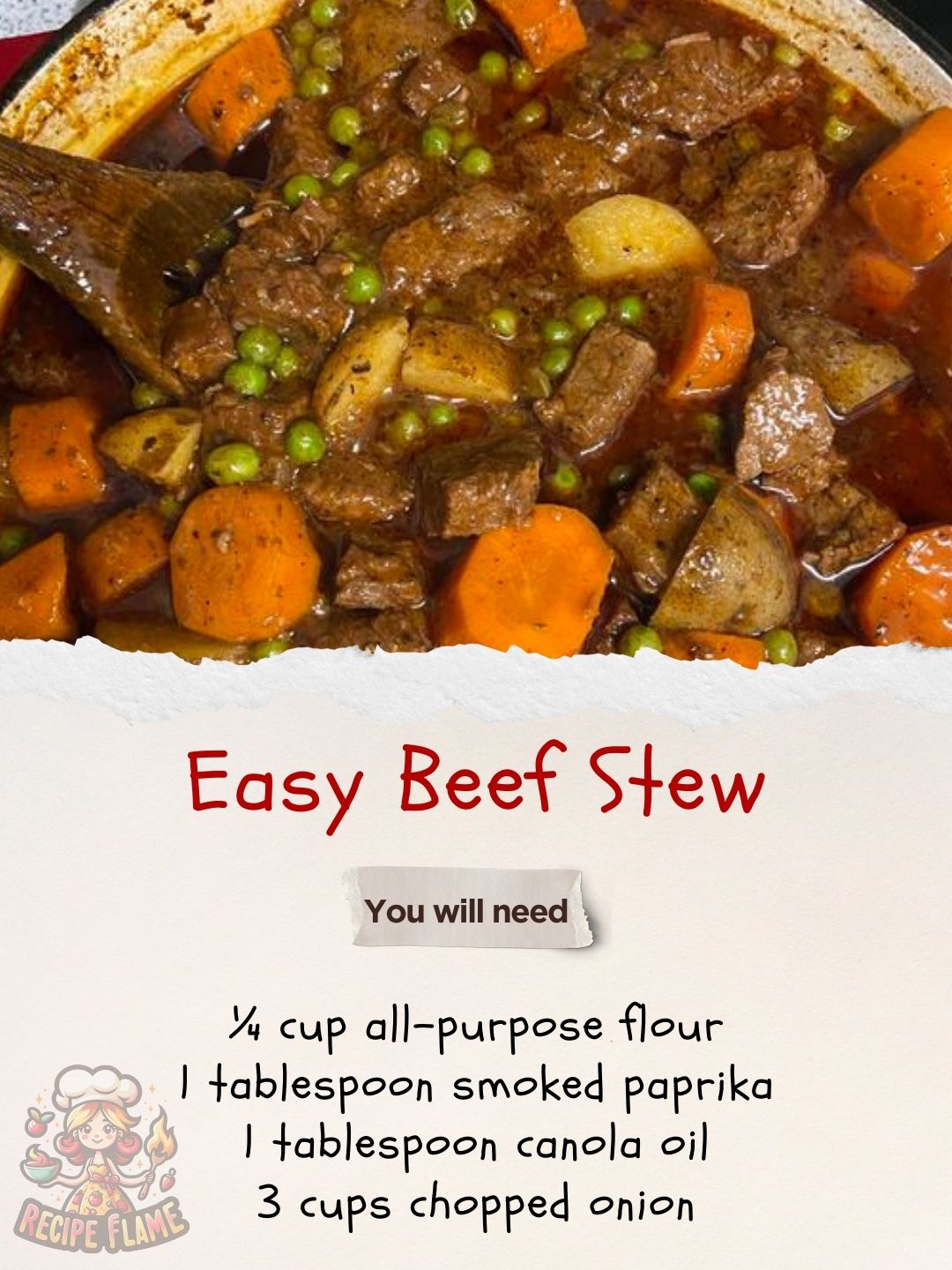Recipe - Easy Beef stew Ingredients 1 (2 pound) boneless beef round ...