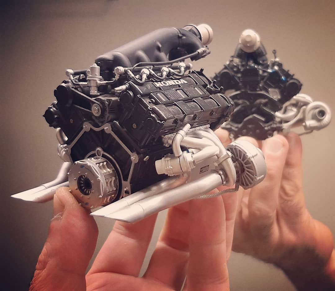 Tecnomec - Modelo em escala 1/8 do motor Honda F1 RA168E... | Facebook