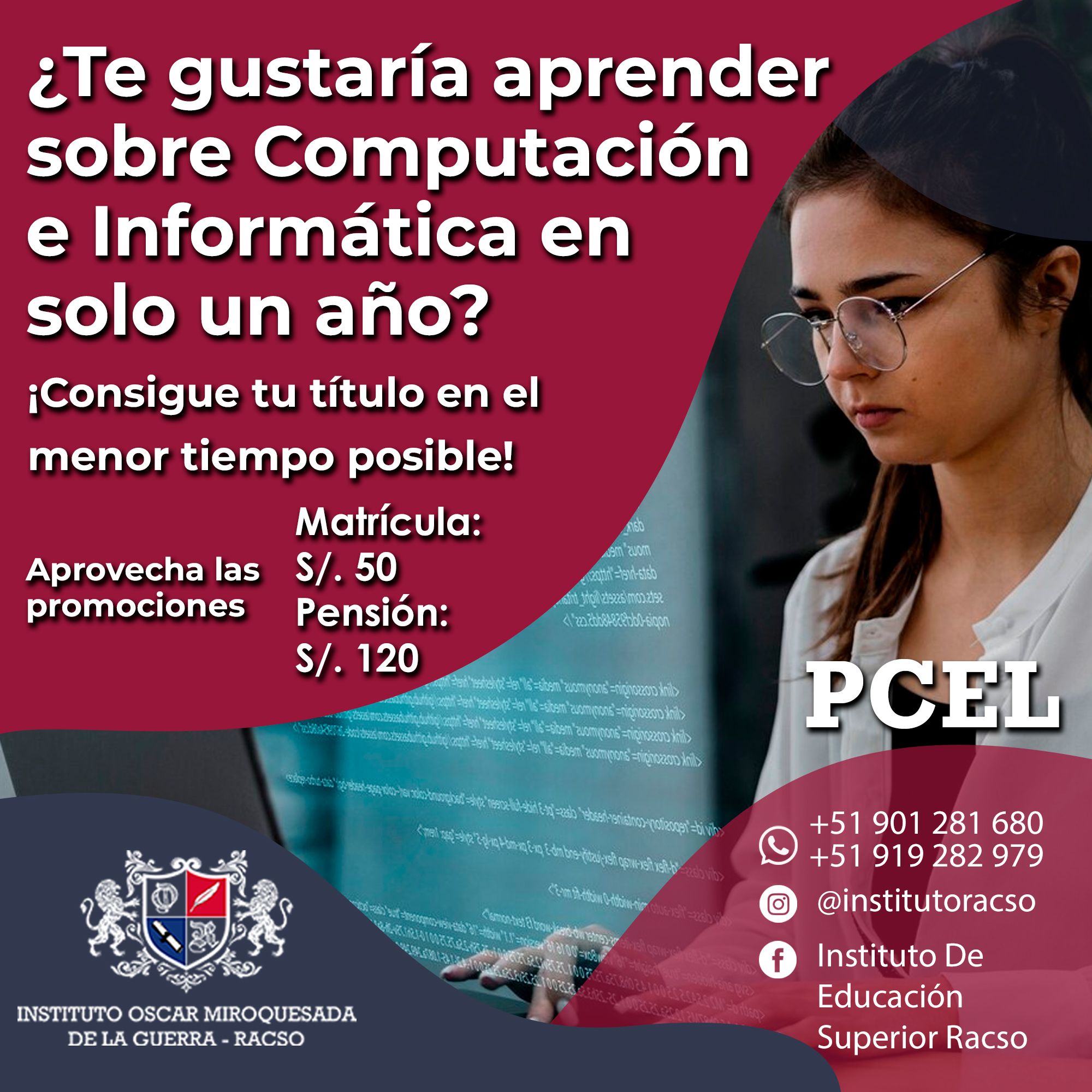 💻🚀 ¡Entra al... - Instituto De Educación Superior Racso