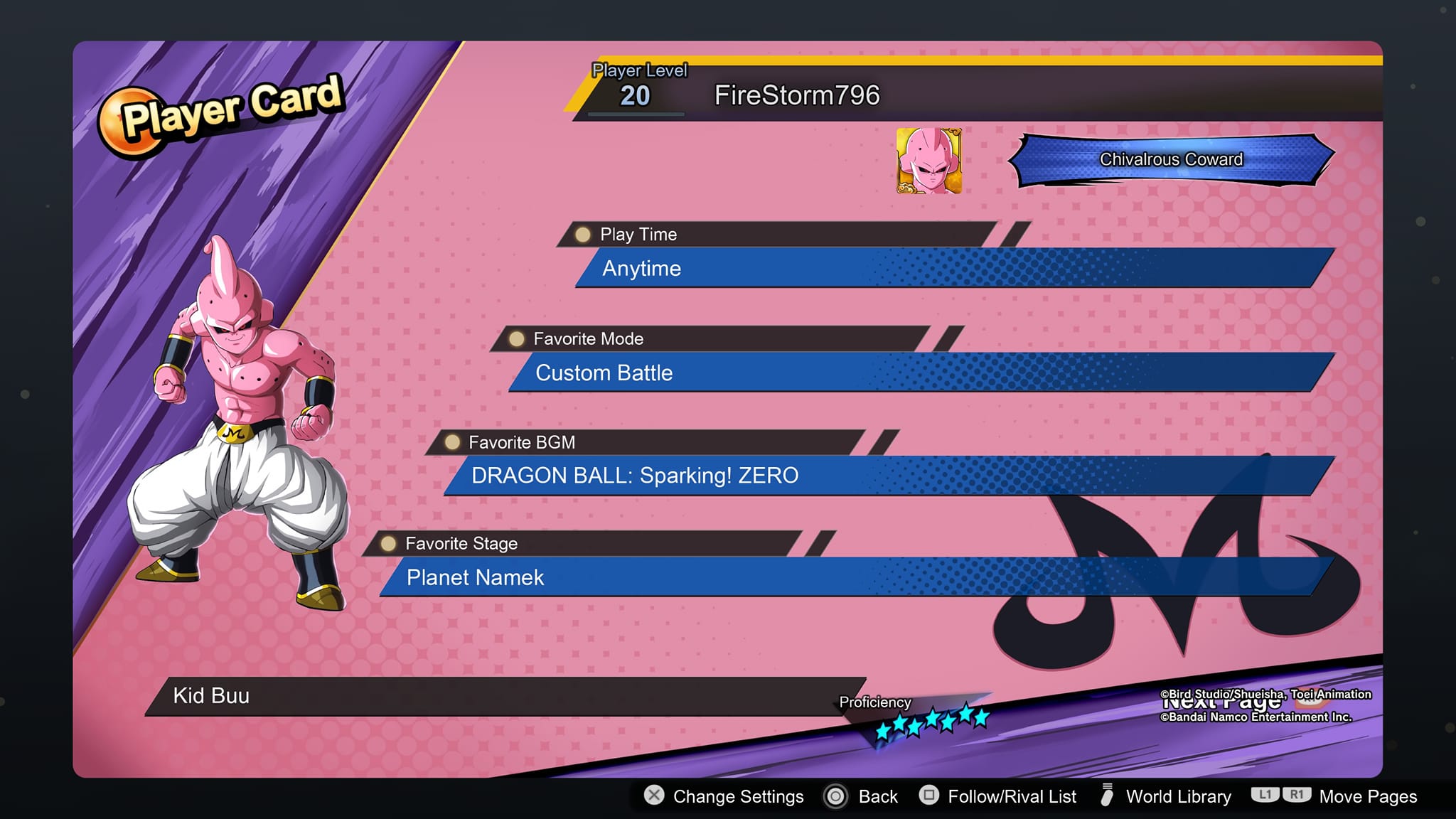 Maxing Kid Buu's efficiency in Dragon Ball