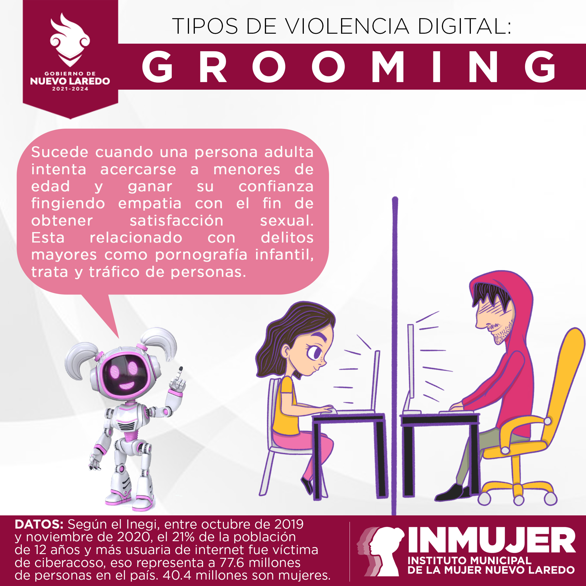 #TiposdeViolenciaDigital... - Inmujer Nuevo Laredo | Facebook