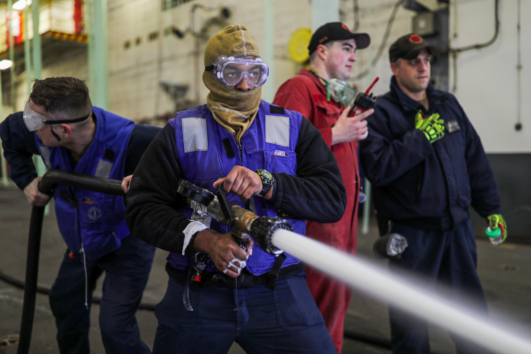 Testing the AFFF System! USS... - U.S. Fleet Forces Command