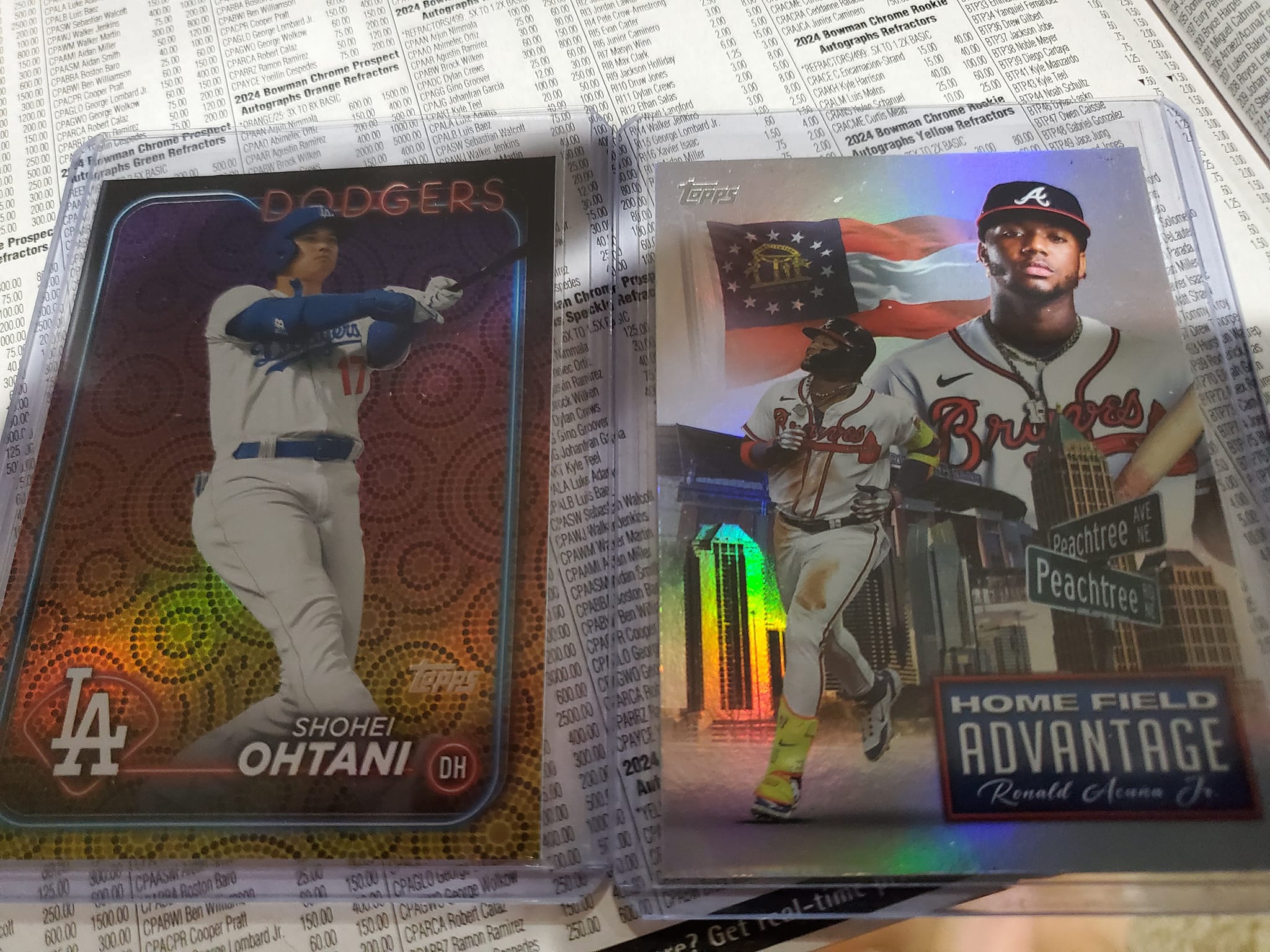 Got my first Home Field Advantage! Also this Shohei...are those 