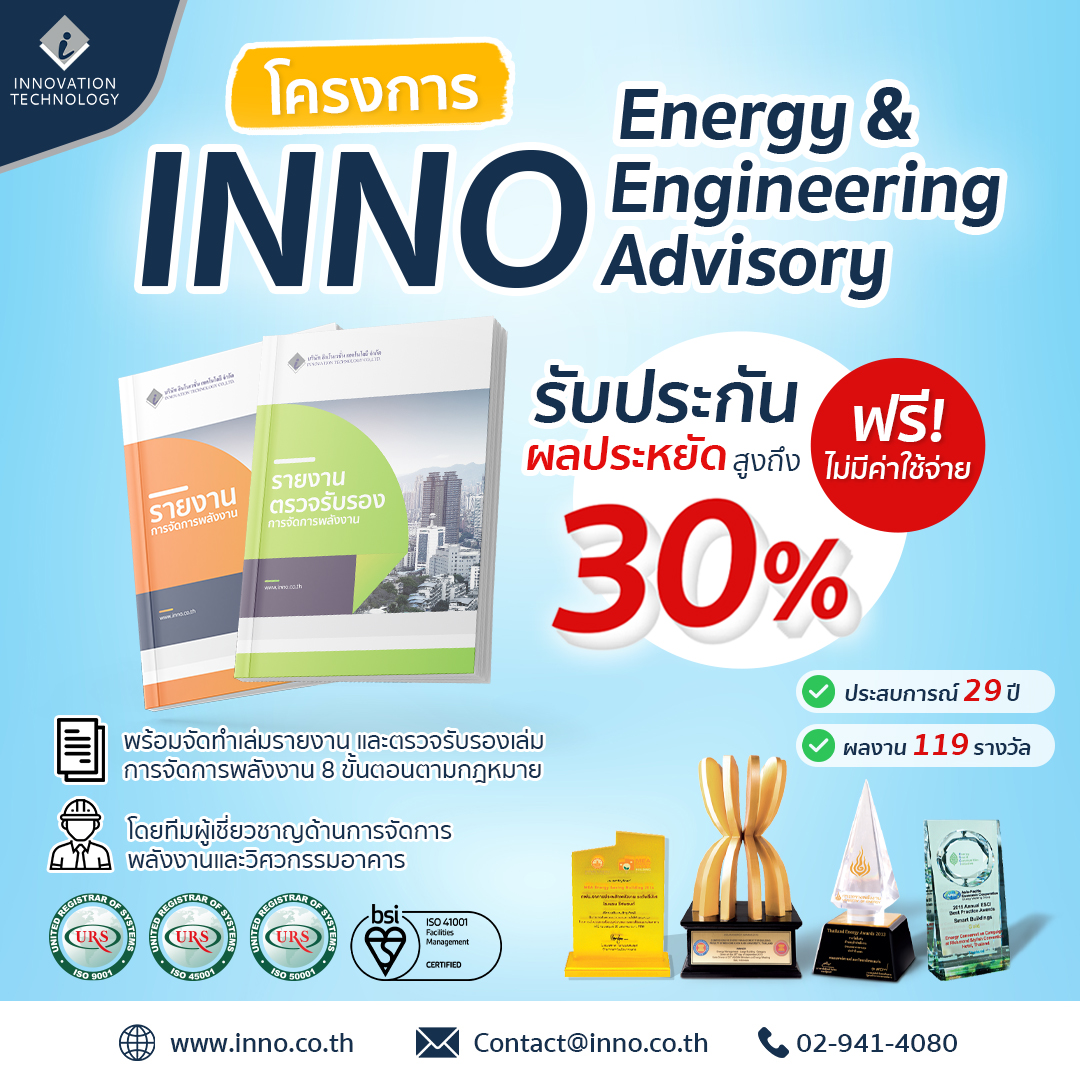 🎉“เพราะพลังงานคือต้นทุนหนึ่ง... - INNO - Innovation Technology | Facebook