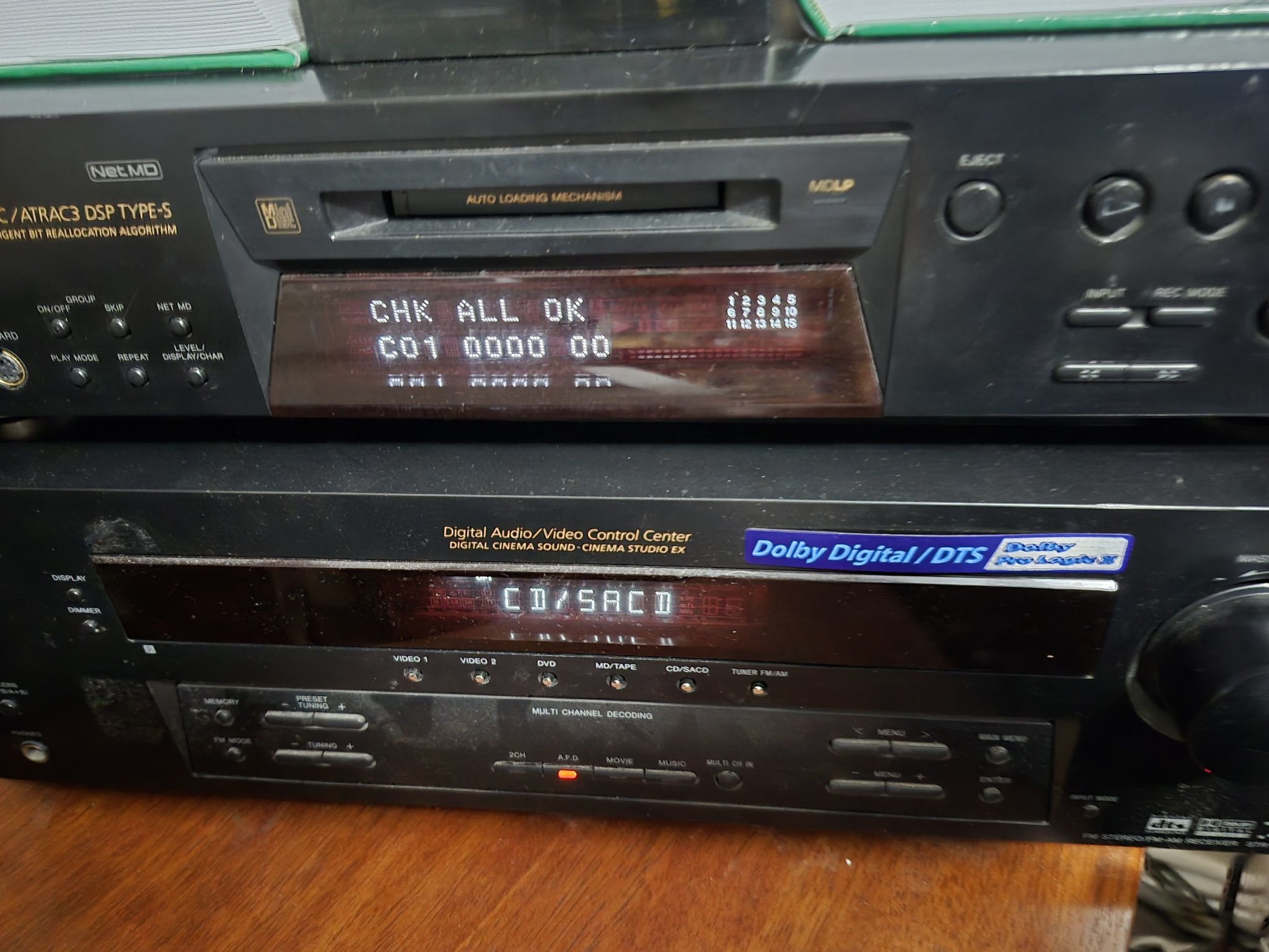 Fixing rec error c13 on minidisc deck?