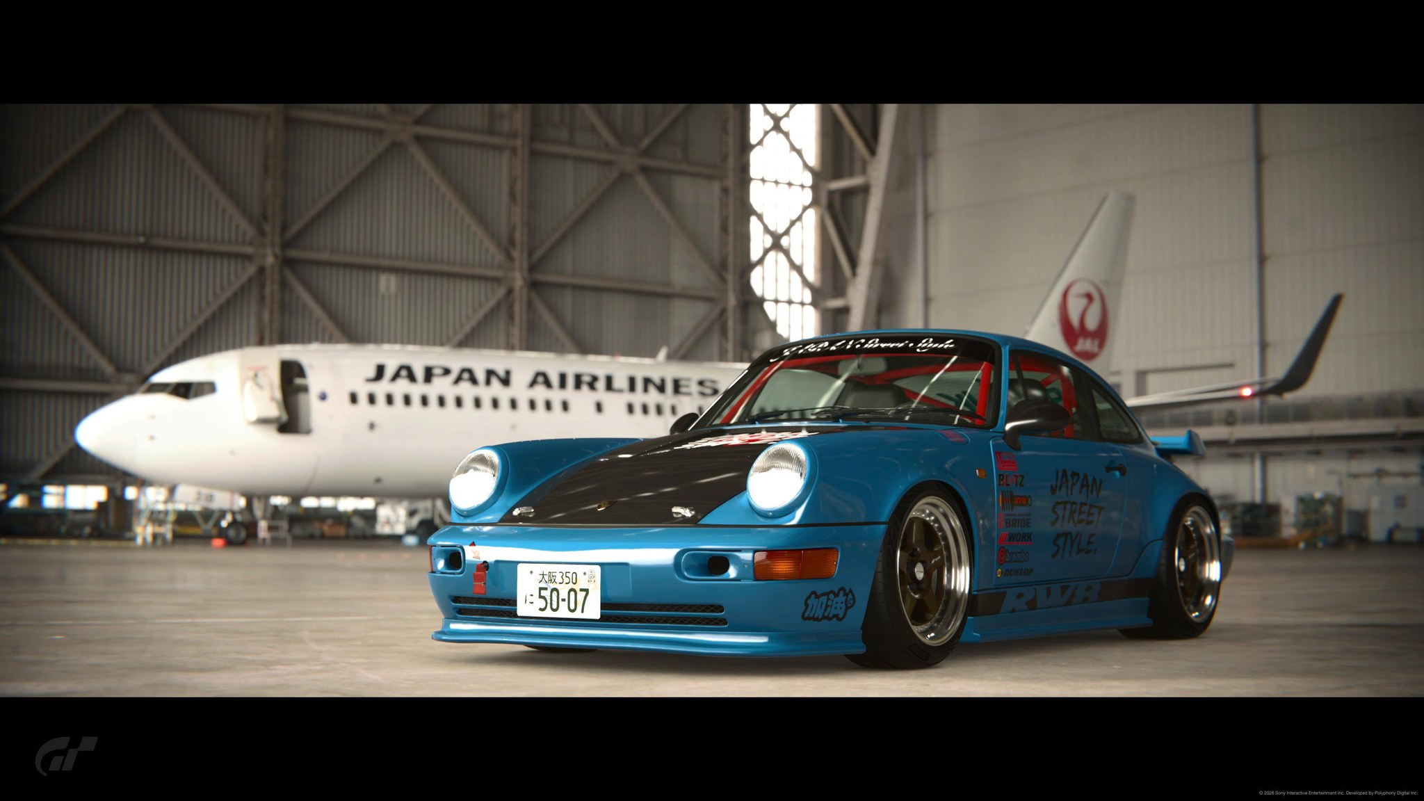 1992 Porsche 911 Japan street style. Credit to the Decal Creators 