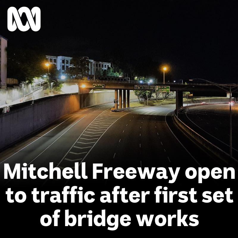 ABC Perth - 🚙 FREEWAY REOPENS EARLY ⏰ Main Roads Western...