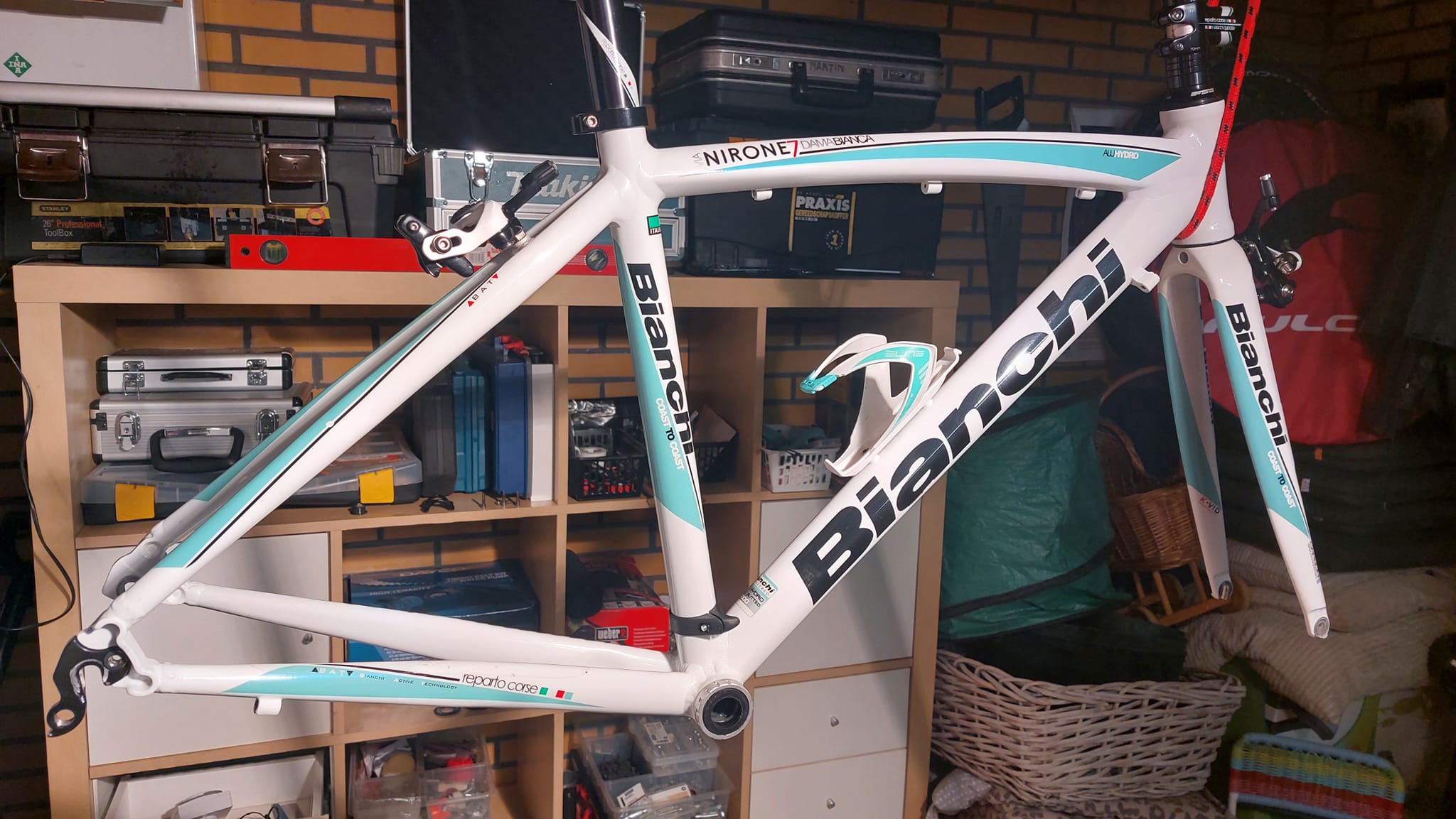 Beautifull Bianchi Via Nirone 7 Dama Bianca C2C for my wife Joke 