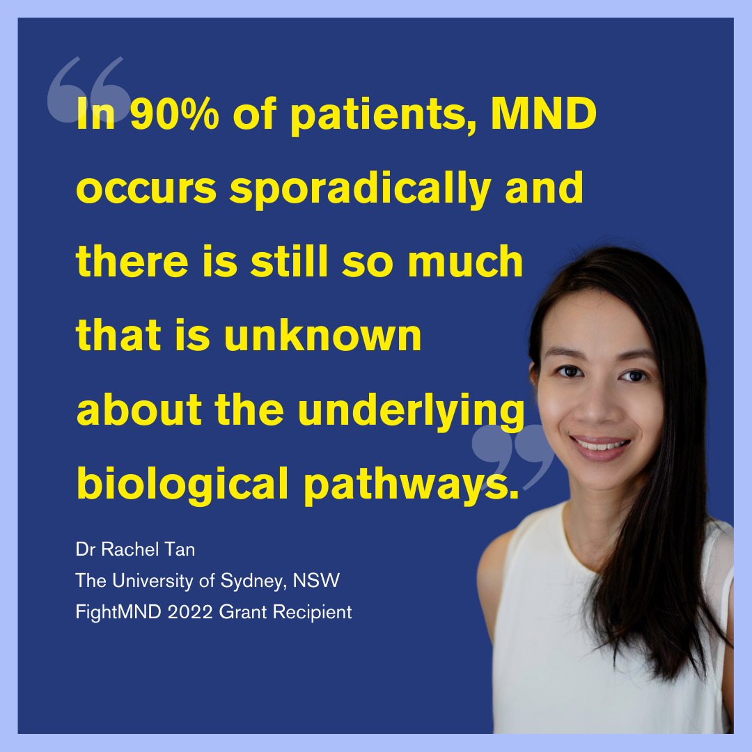 Fight MND - Congratulations to Dr Rachel Tan who has been... | Facebook