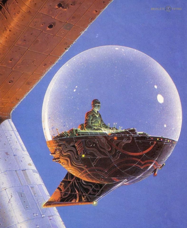 Artwork by the French artist Jean Giraud aka Moebius for his book