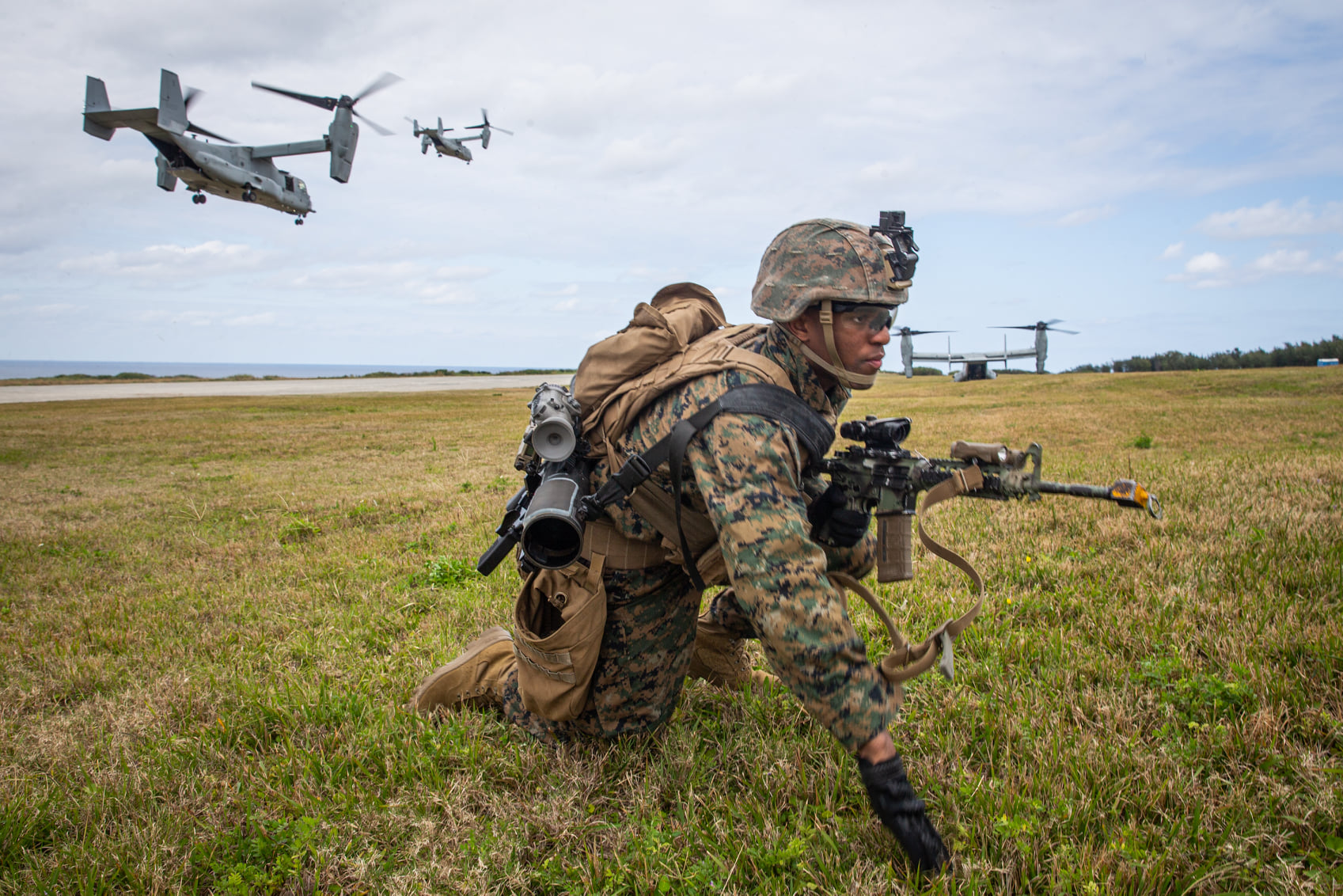Helicopter Raid ? ? Camp Schwab, Okinawa, Japan (June 27, 2024 