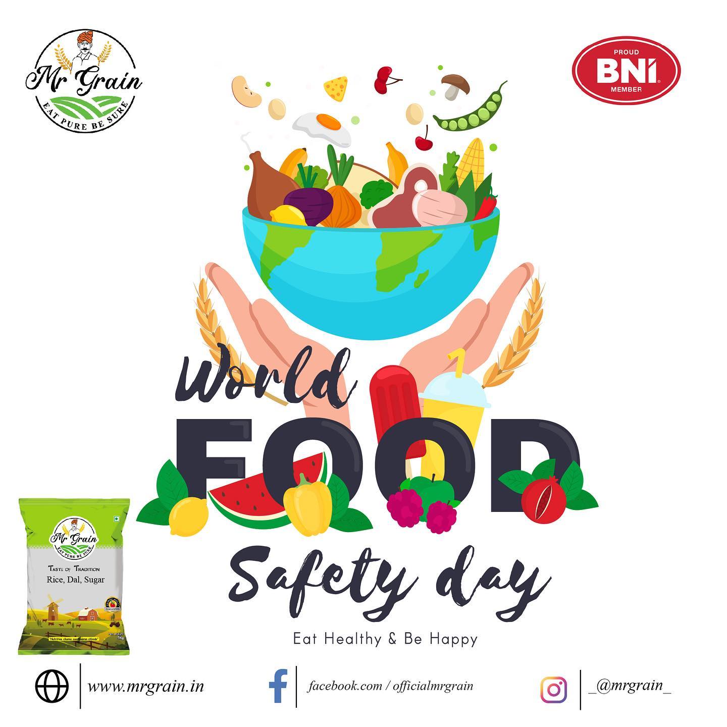 MrGrain - The theme for World Food Safety Day 2022 is...