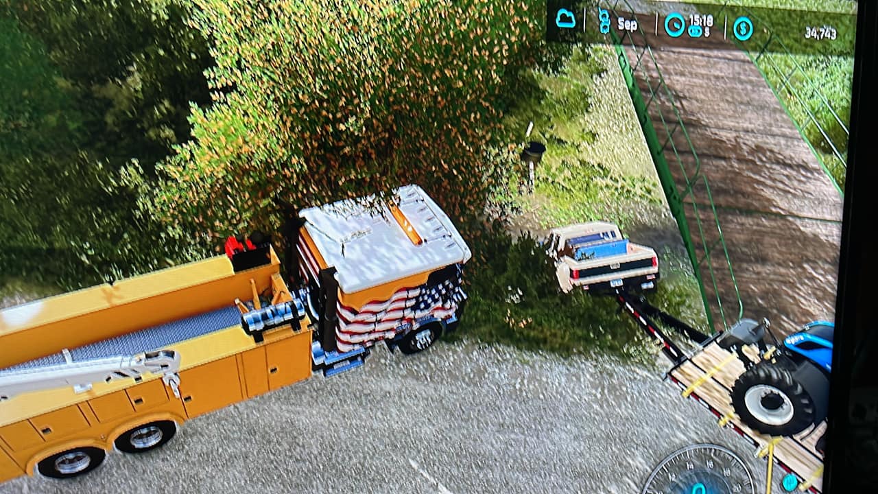 Farming Simulator rollback wrecker test