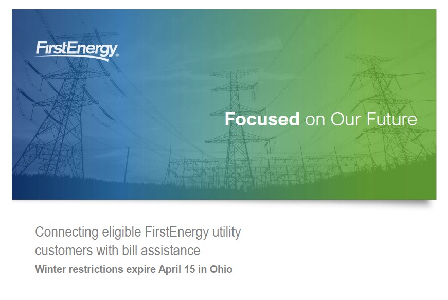 City - FIRST ENERGY CUSTOMER BILL ASSISTANCE Full info at: https://www ...