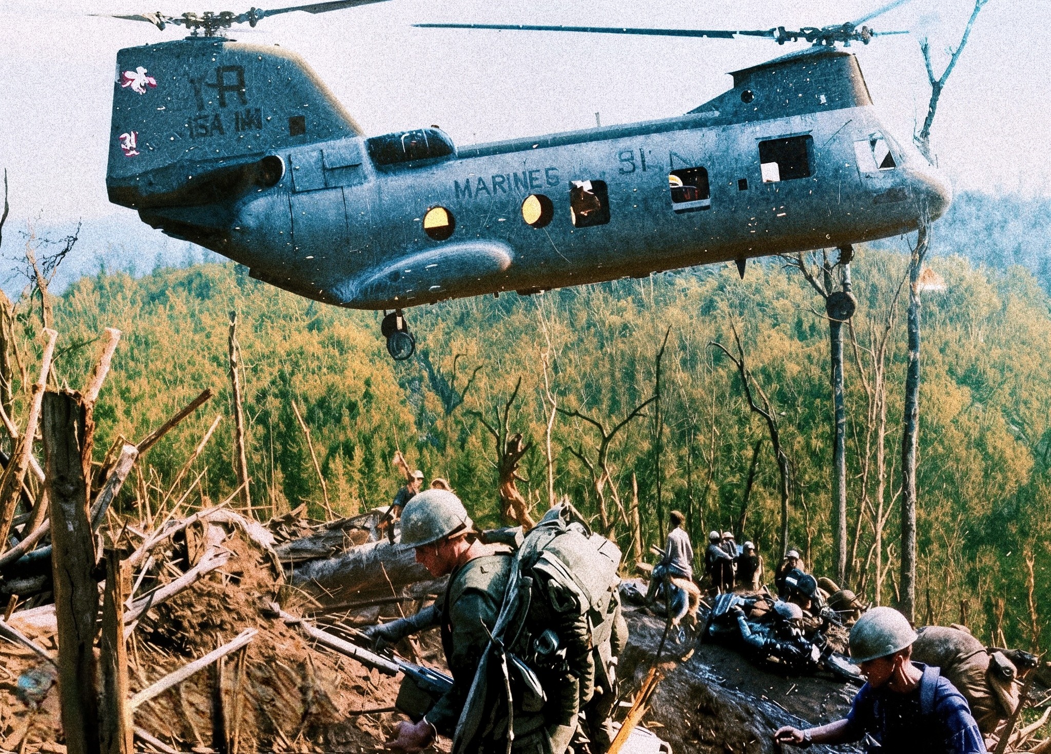 CH Inam - HMM-161 Greyhawks Marine Medium Helicopter Squadron USMC # ...