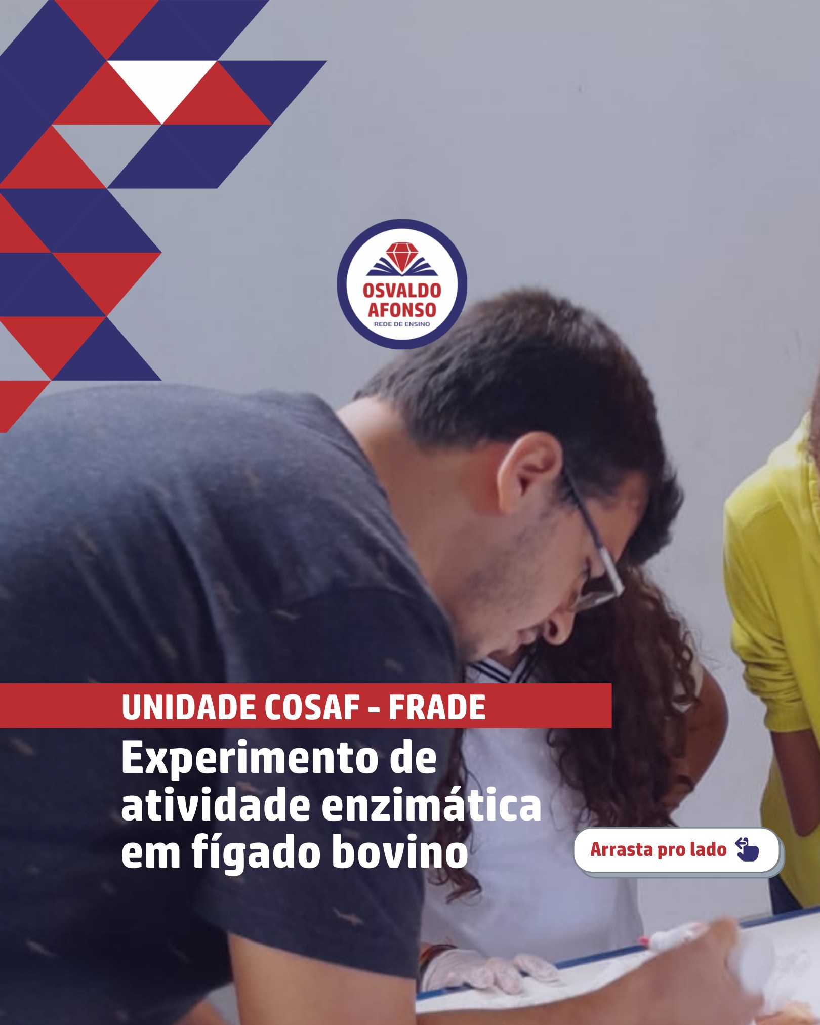 Atividade dos alunos na... - Osvaldo Afonso Rede de Ensino | Facebook