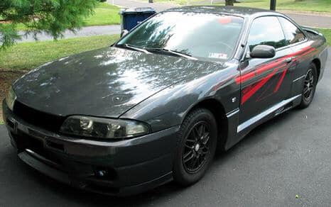 Nissan 240SX S14 with an R33 Skyline front and rear end swap