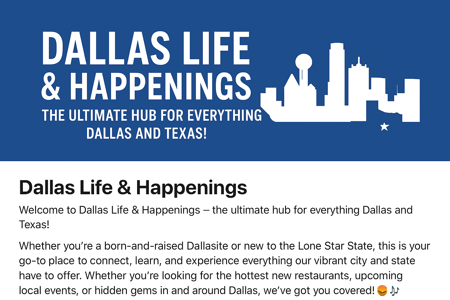 Dallas Life & Happenings: The Ultimate Texas Connection | Facebook