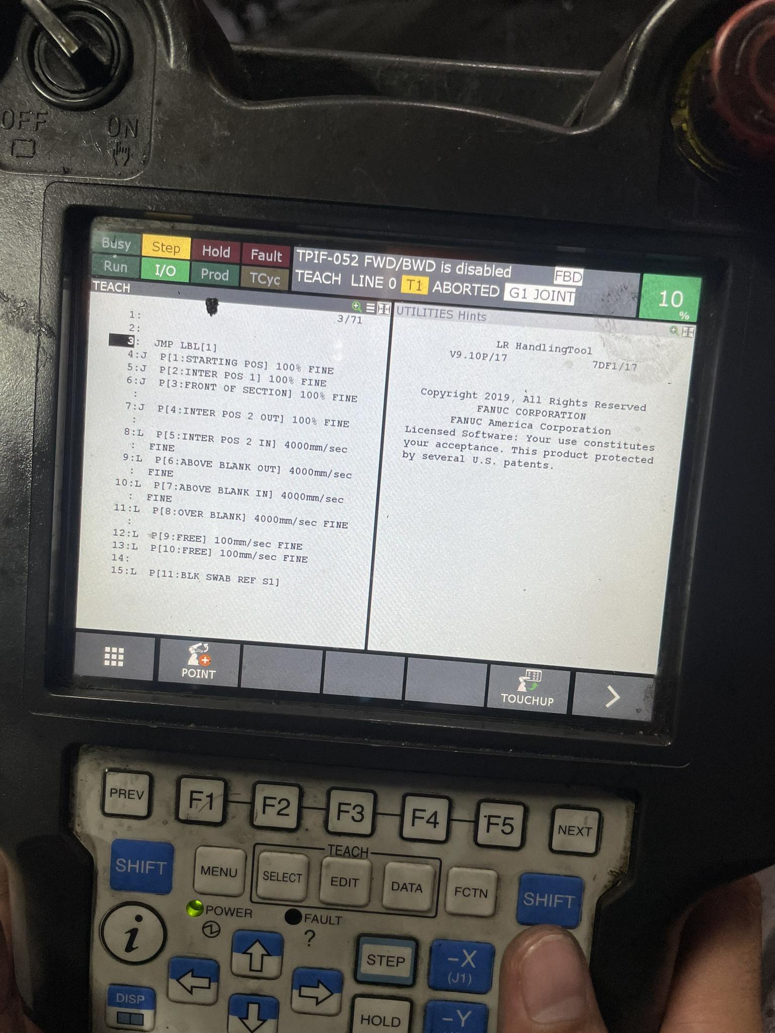 FANUC Robot Programmers | How do you add comments in a fanuc TP program ...