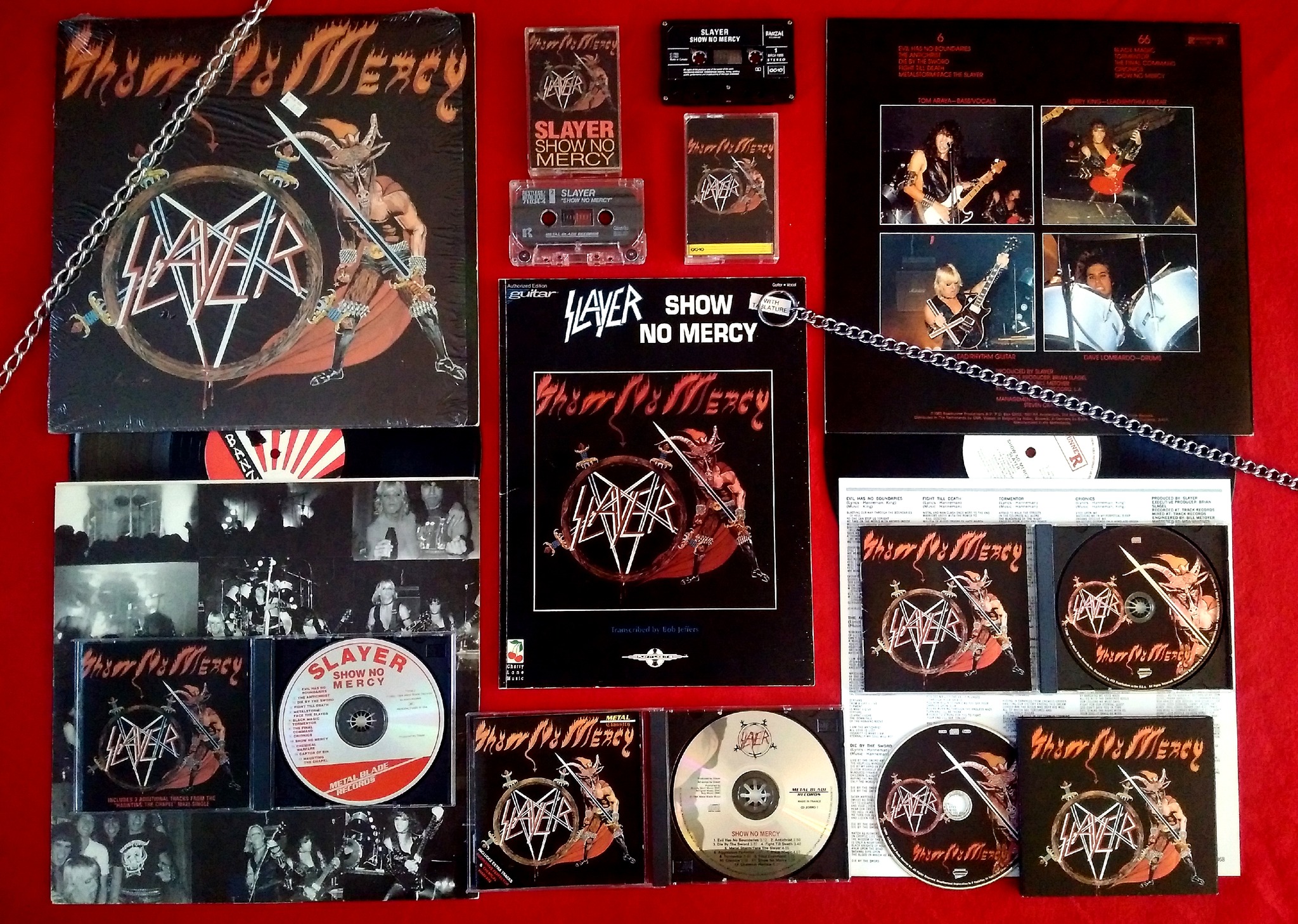 SLAYER circa 1983 from the 'Show No Mercy' days!