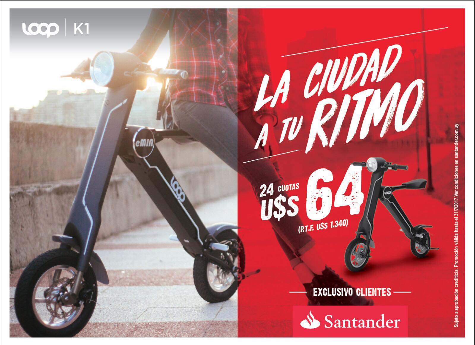 Loop Bikes Motos y Bicicletas Eléctricas Uruguay - PROMOCIÓN Banco ...