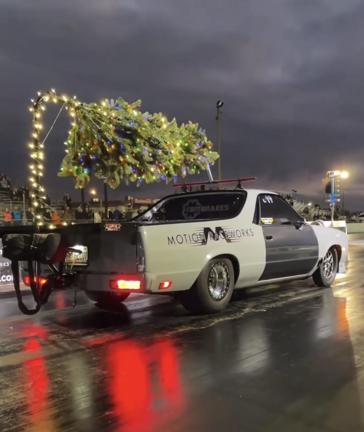 Garrett - A NEW part of our Christmas Tree Drag Race on Dec 20th we’re ...