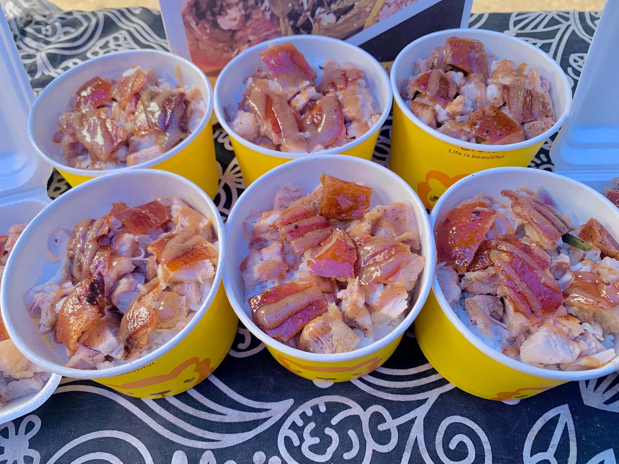 Yoona's Lechon Belly and Rice Toppings