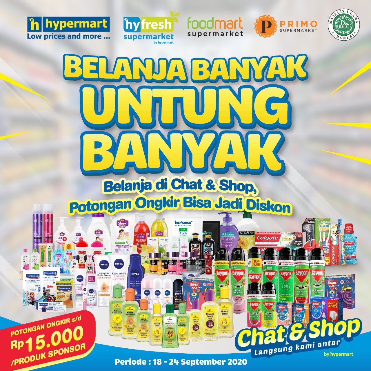 Hypermart - Promo Mingguan Chat & Shop datang lagi nih,...