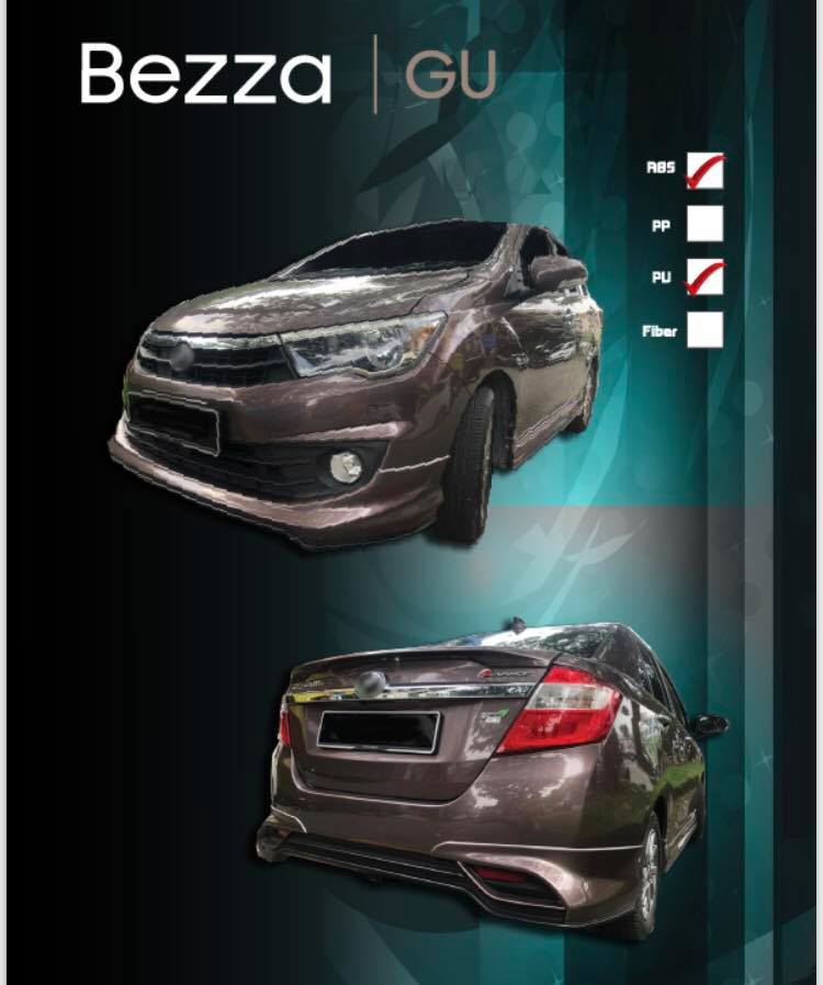 Rms Raymonds Bodykit Accesories Perodua Bezza Gear Up Bodykit Rm899 Promo Price With Paint Spoiler Facebook