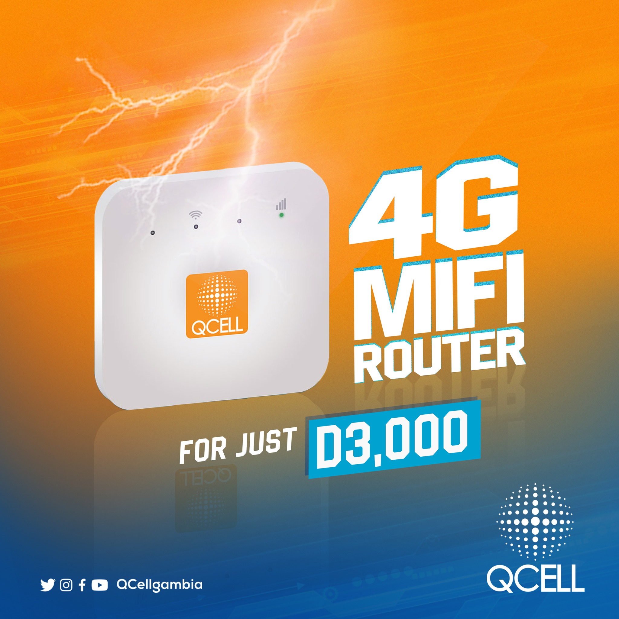 QCell Sunubuss - Get your QCell MiFi Router today and stay...