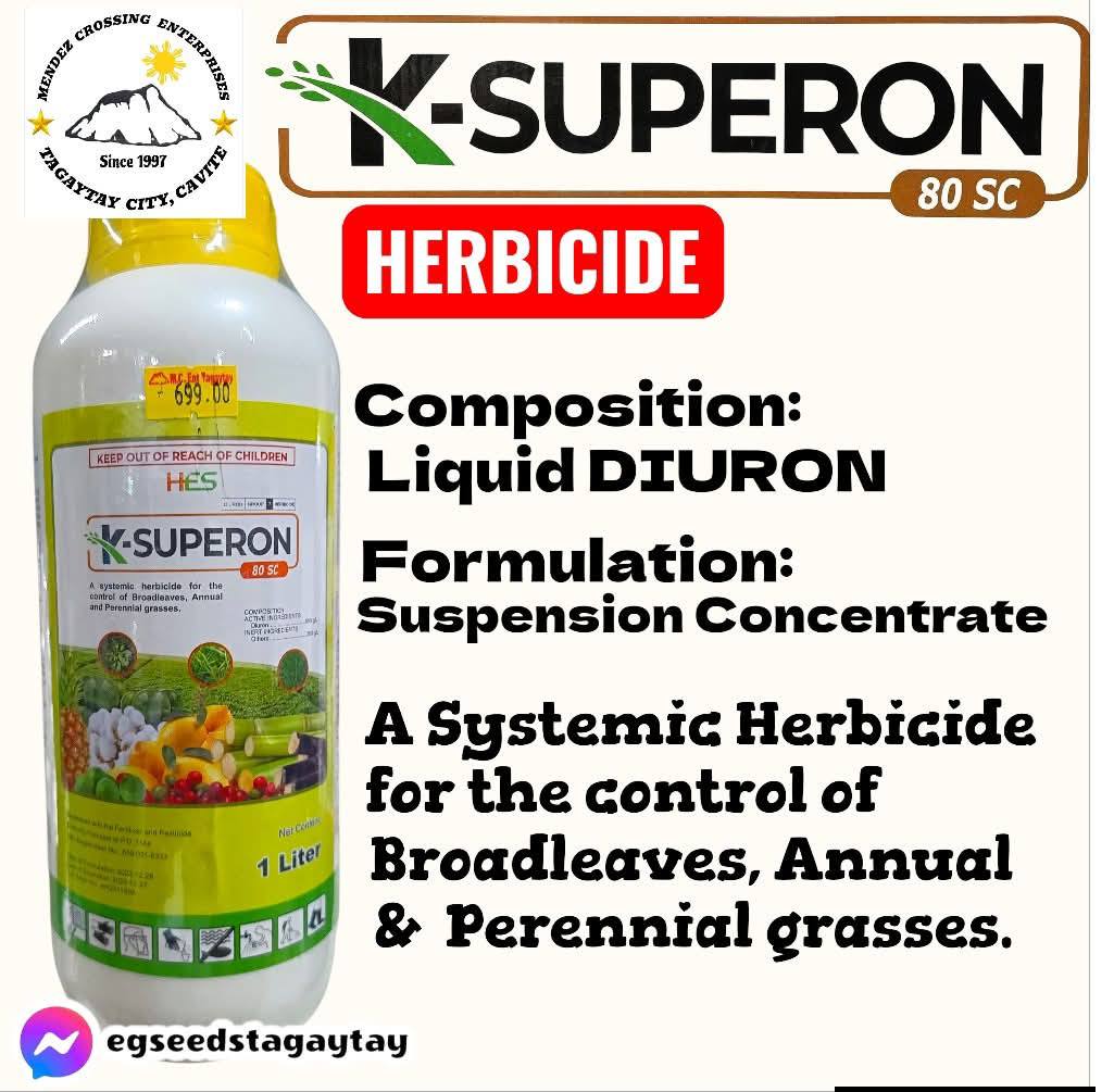 Egseeds - Liquid Diuron Herbicide K-SUPERON 80 SC 🟨 Composition: Diuron ...