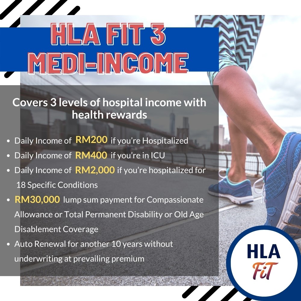Hong Leong Assurance - 🩹🩺💊Did you know Hospital Income is also an ...