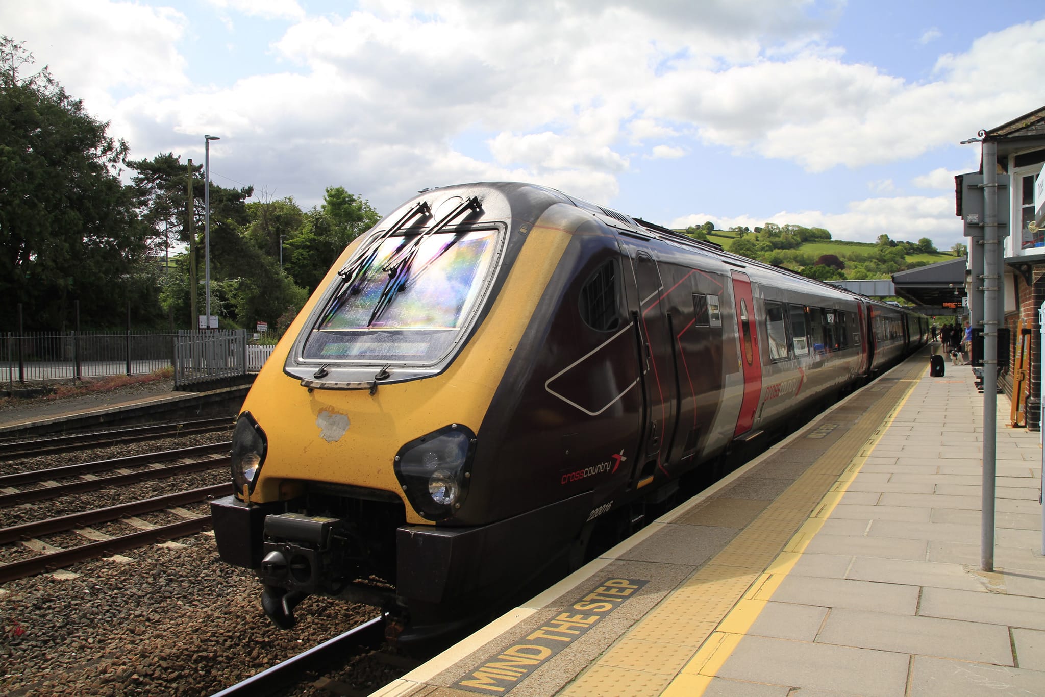 Refurbished CrossCountry Voyager 220033 at Exeter St Davids