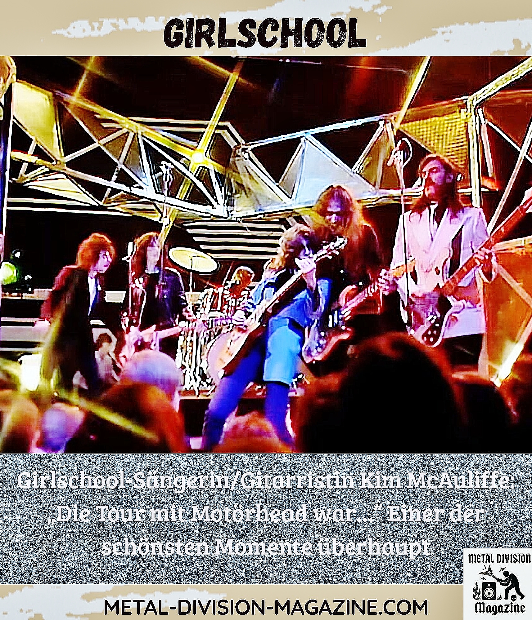 Motorhead supports all-girls band Girlschool