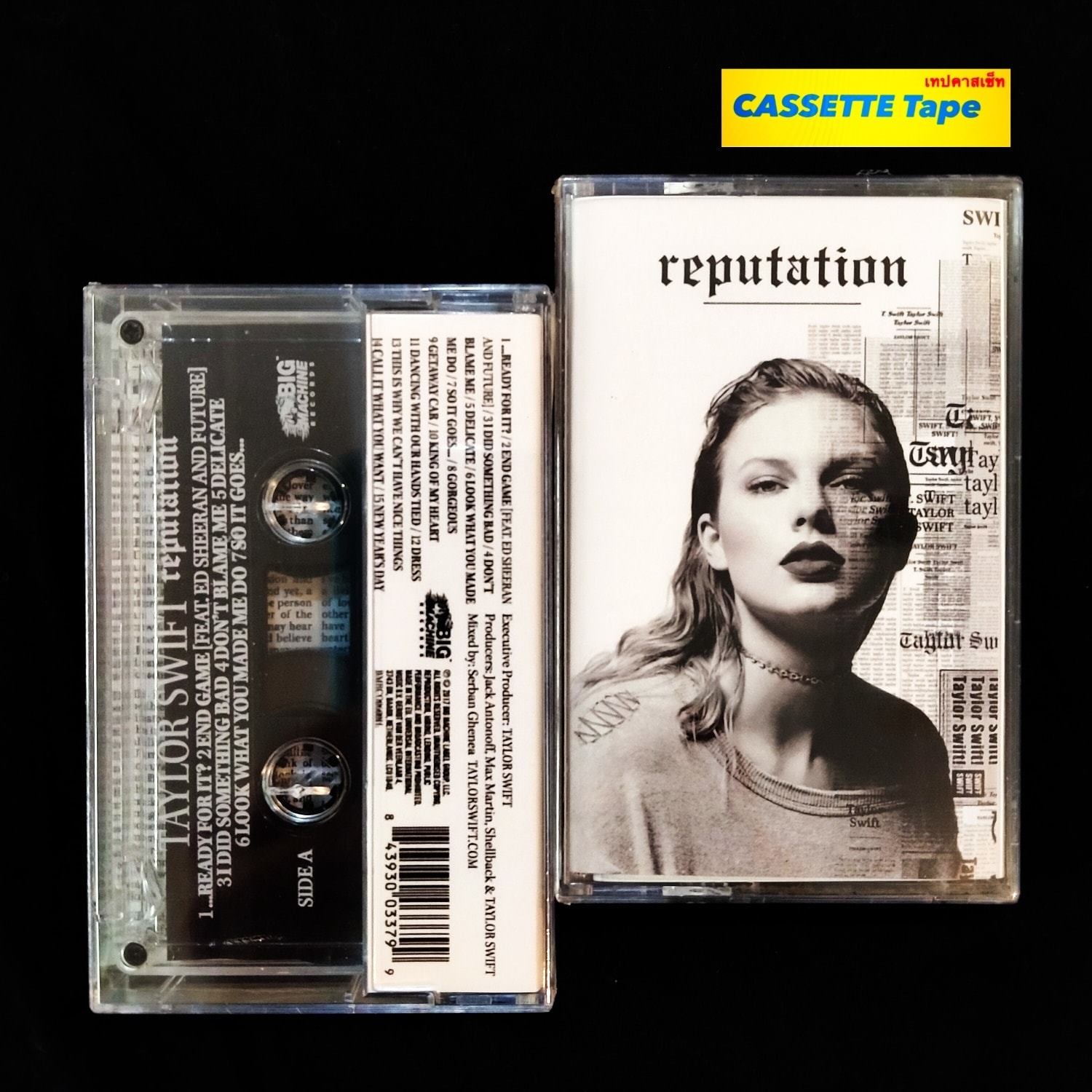 Cassette - Taylor Swift - Reputation (2017) ราคา 1,550 บาท เทปใหม่ 