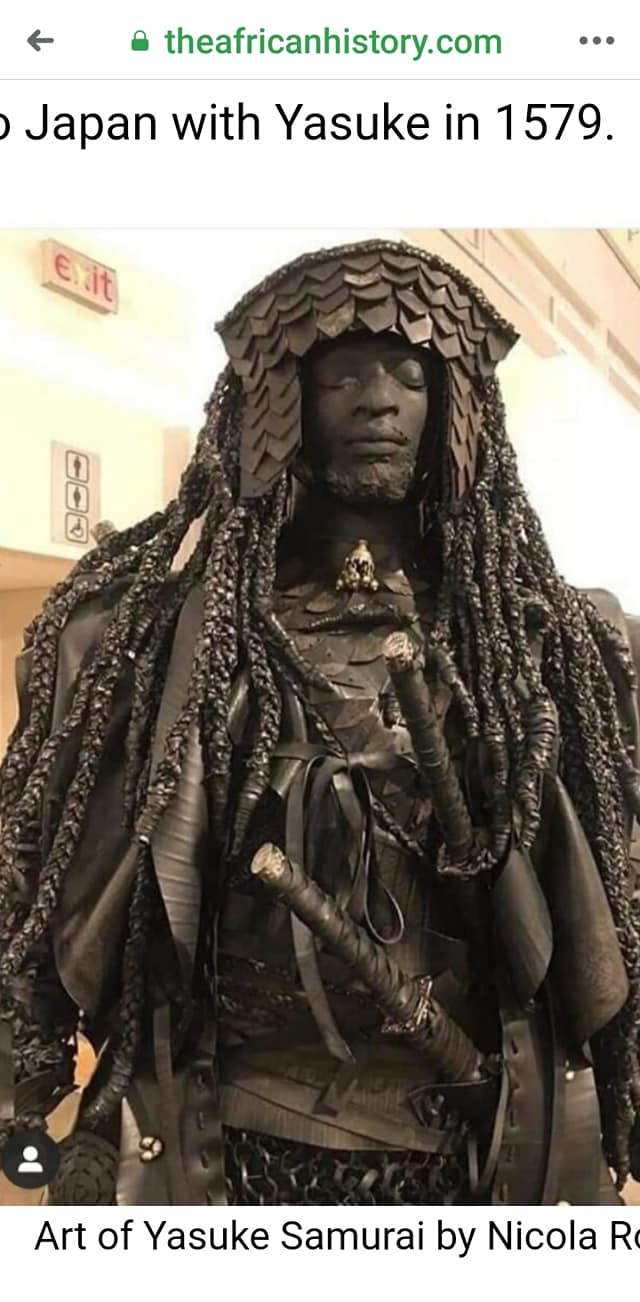 African samurai in japan's history