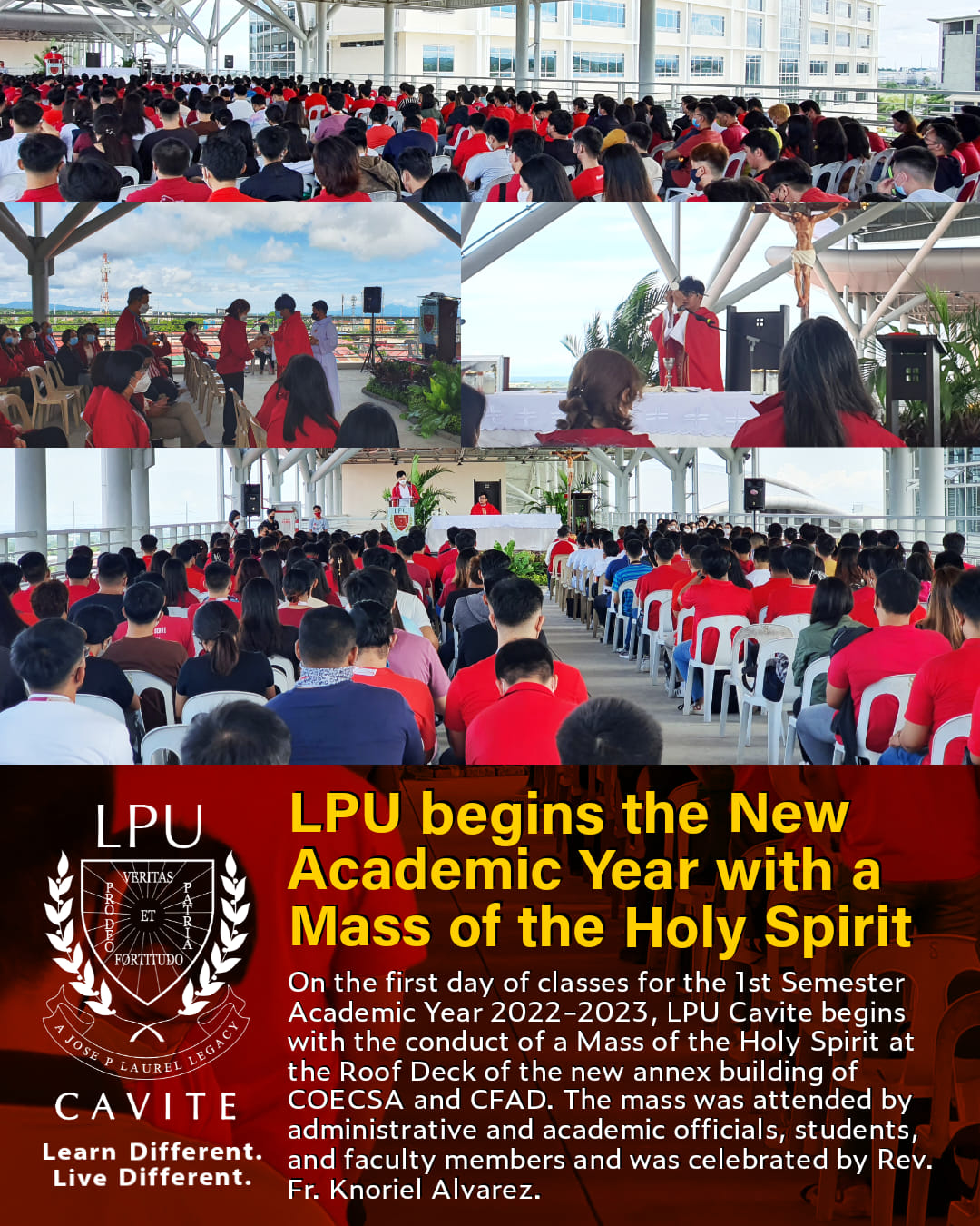Lyceum of the Philippines University Cavite - On the first day of ...
